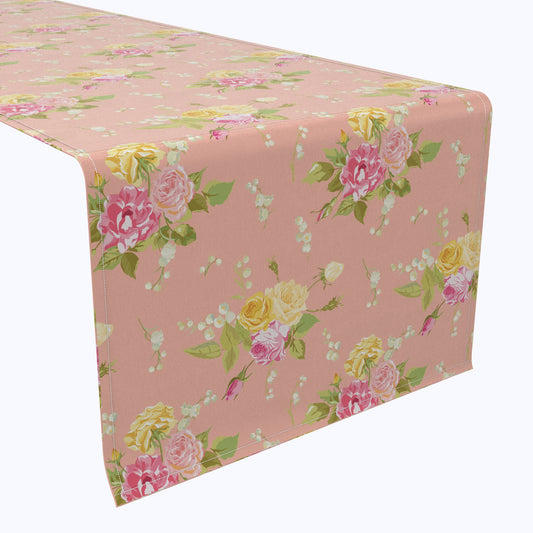 Simple Floral Bouquet Table Runners