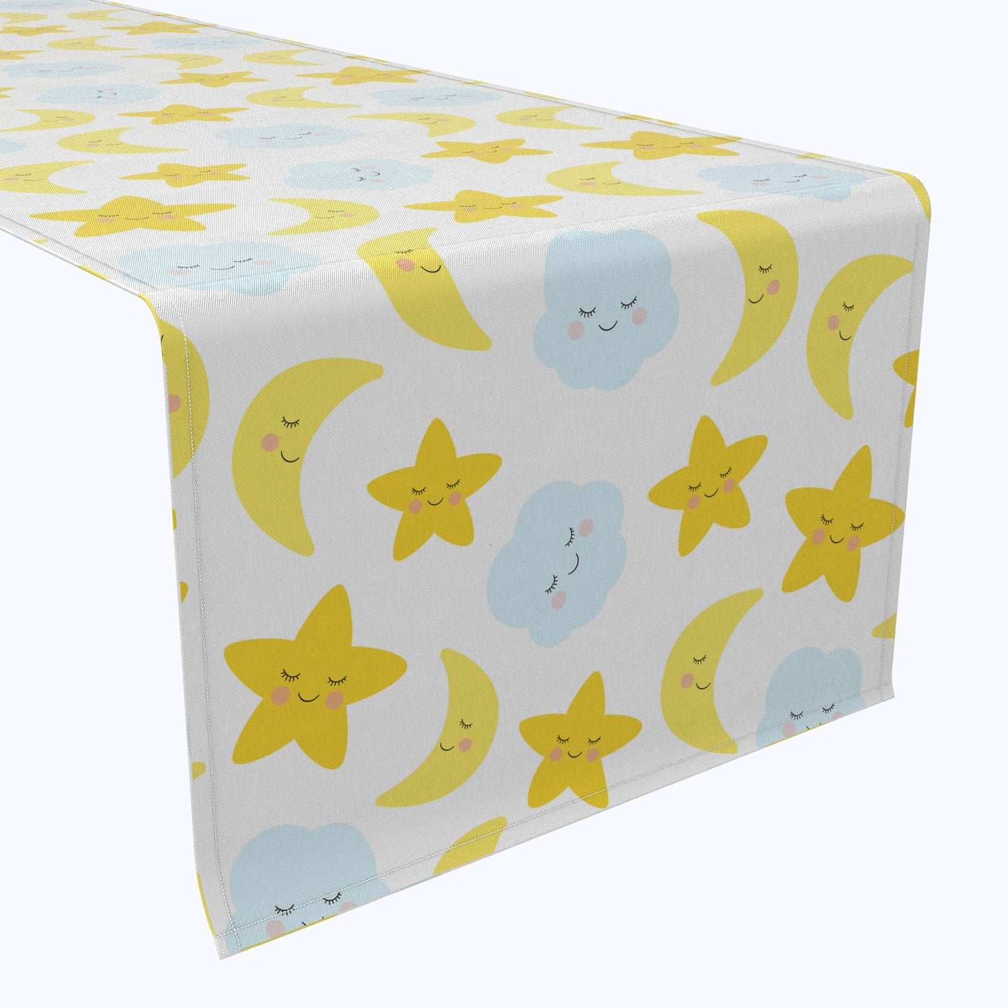 Sleepy Time Clouds, Stars & Moons Table Runners