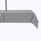 Small Stripes, Black Outdoor Rectangles