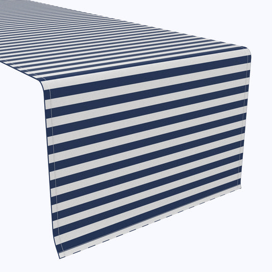 Small Stripes, Navy Runners