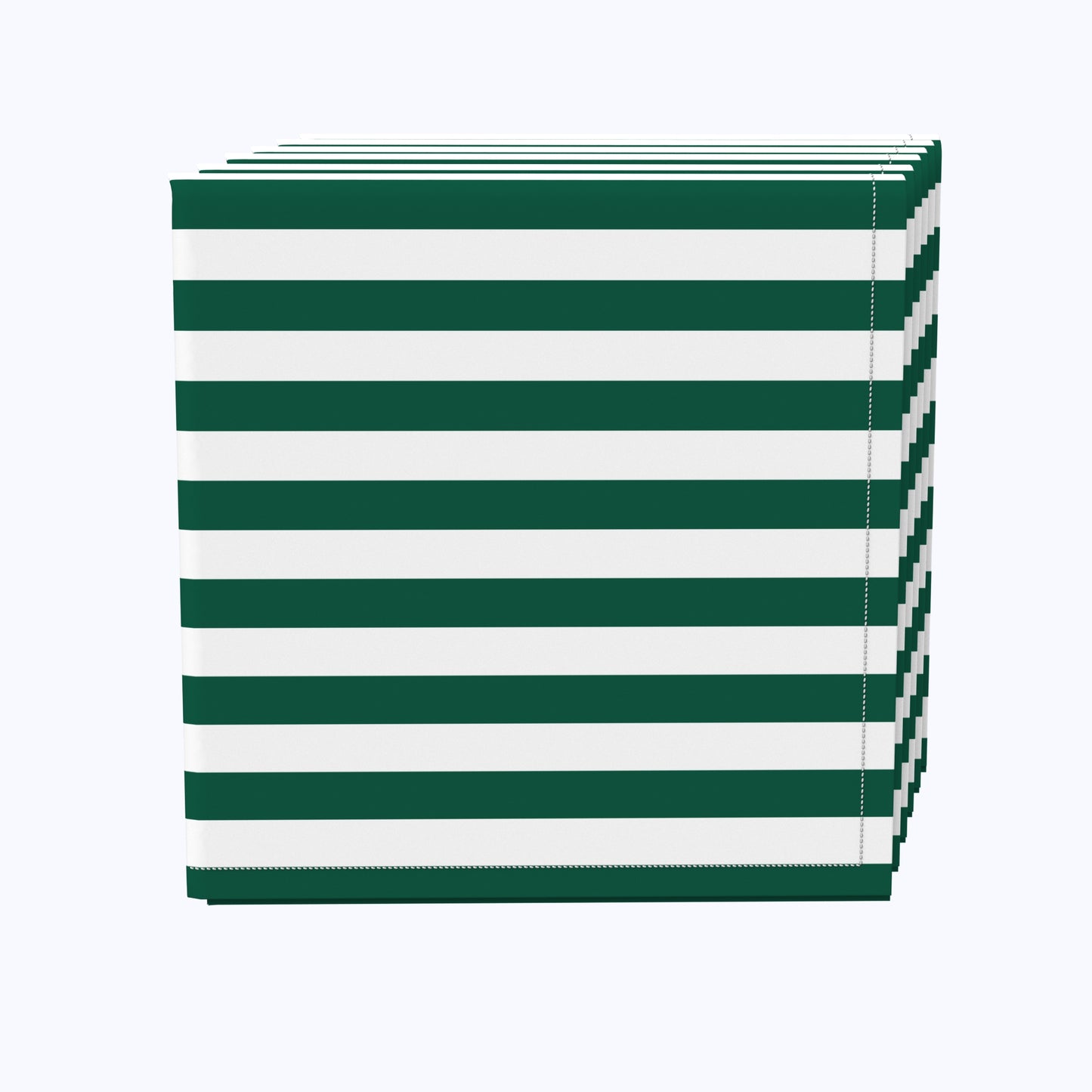 Small Stripes, Green Napkins