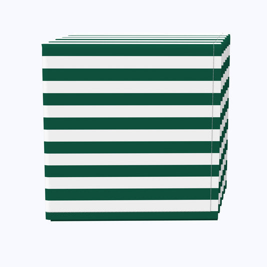 Small Stripes, Green Napkins