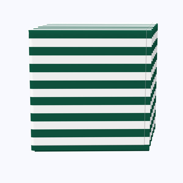 Small Stripes, Green Napkins
