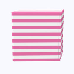 Small Stripes, Pink Napkins