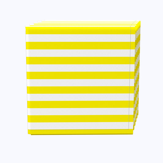Small Stripes, Yellow Napkins