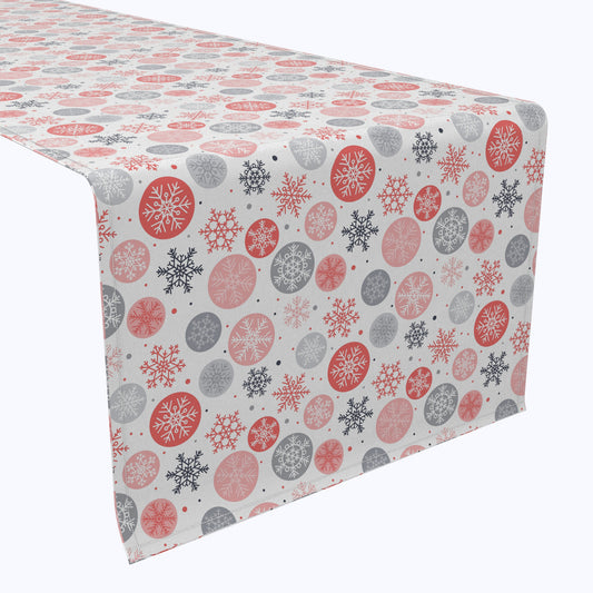 Snowflakes in Ornaments Table Runners