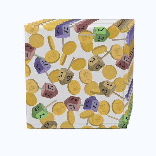 Spin and Win Dreidel Fun Napkins