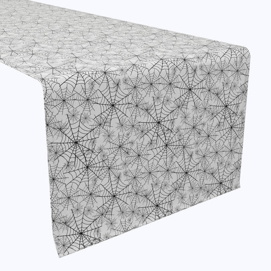 Spooky Spider Webs Table Runners