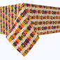 Stacked Colorful Mugs Cotton Rectangles