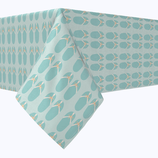 Starfish Flip Flops Tablecloths