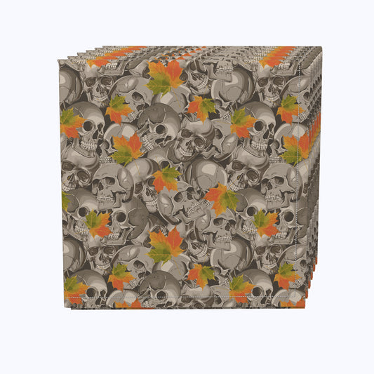 Steel Fall Skulls Napkins