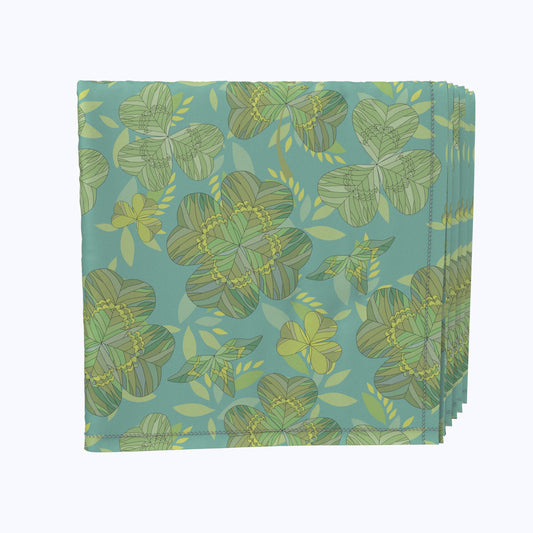 Stenciled Celtic Celebration Napkins
