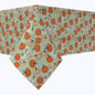 Stenciled Pumpkin Harvest Tablecloths