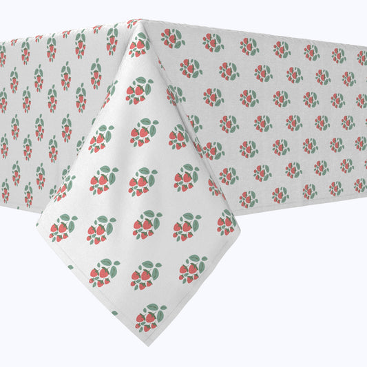 Strawberry Bushes Cotton Rectangles