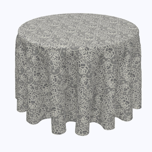 Stylized Lace Roses Rounds