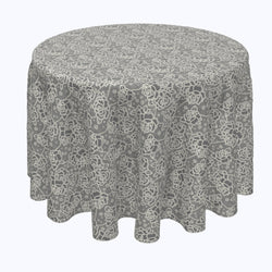 Stylized Lace Roses Rounds