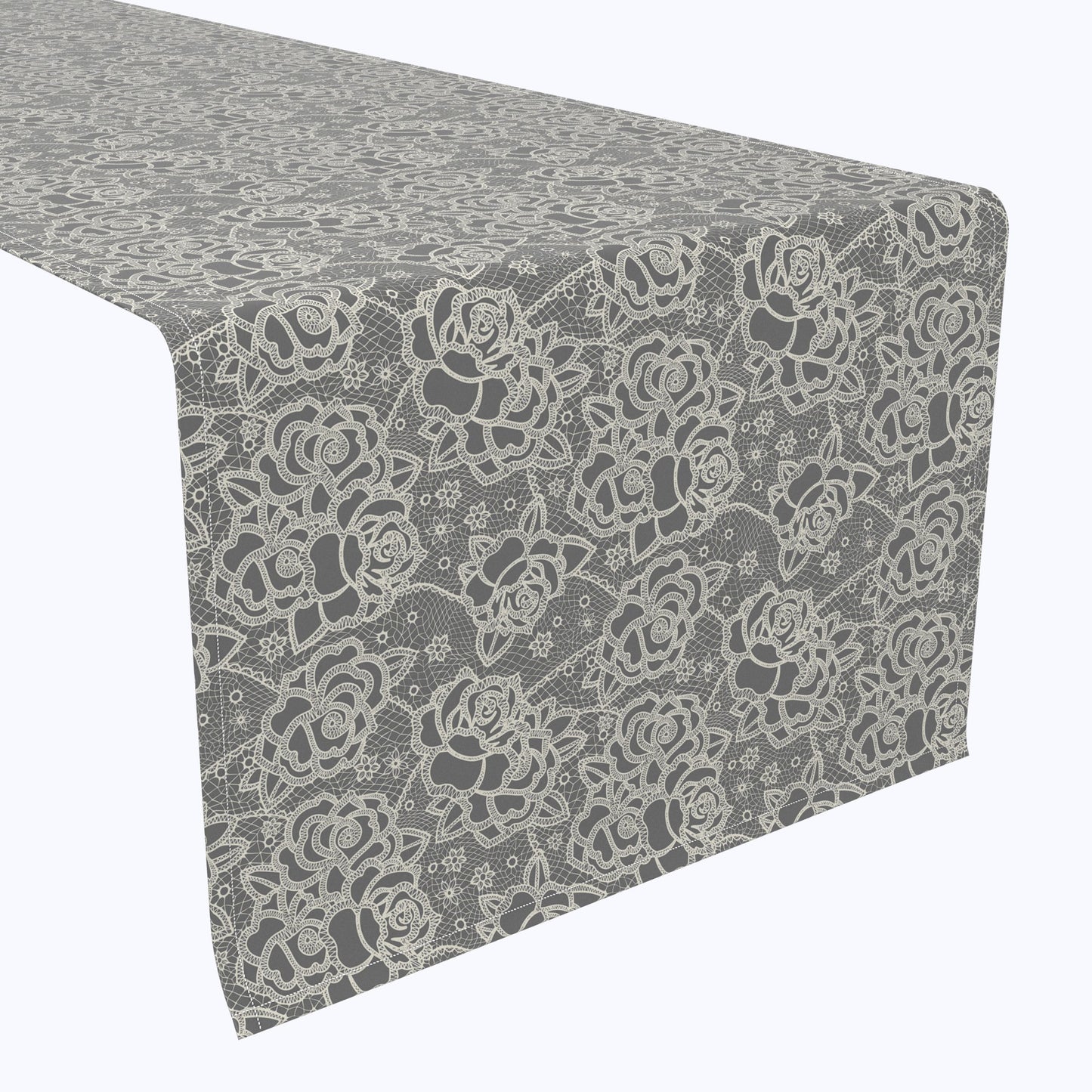 Stylized Lace Roses Runners