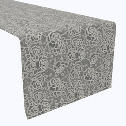 Stylized Lace Roses Runners