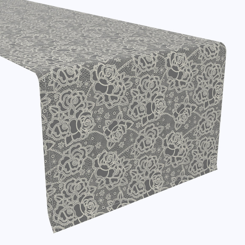 Stylized Lace Roses Runners