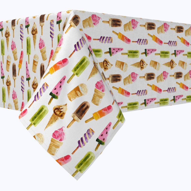 Summer Ice Cream Cotton Rectangles