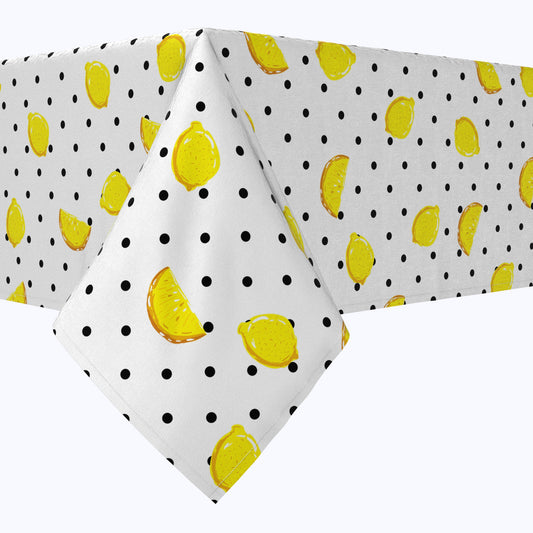 Summertime Lemons Cotton Rectangles