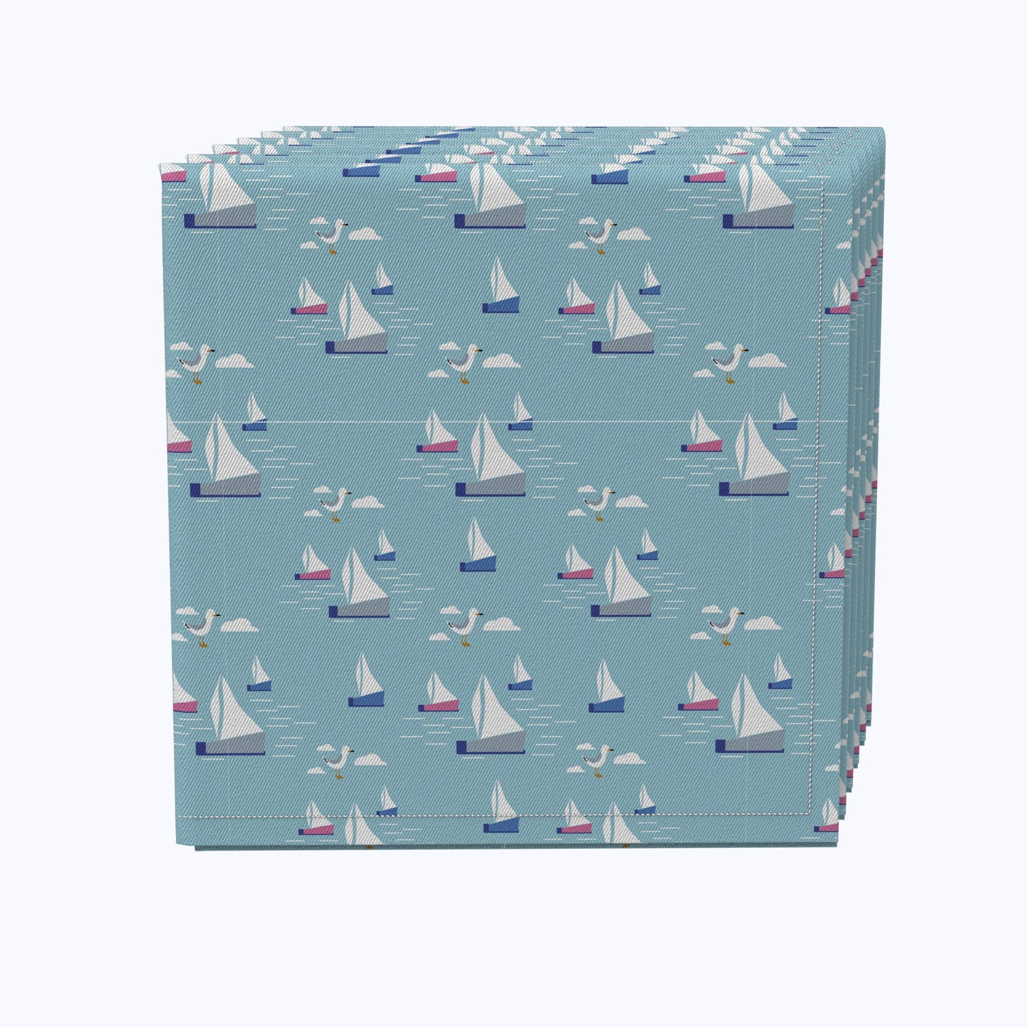 Summertime Seagulls & Sailboats Napkins