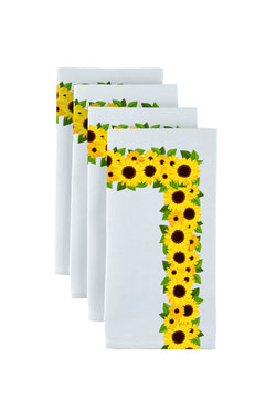 Sunflower Garland Napkins