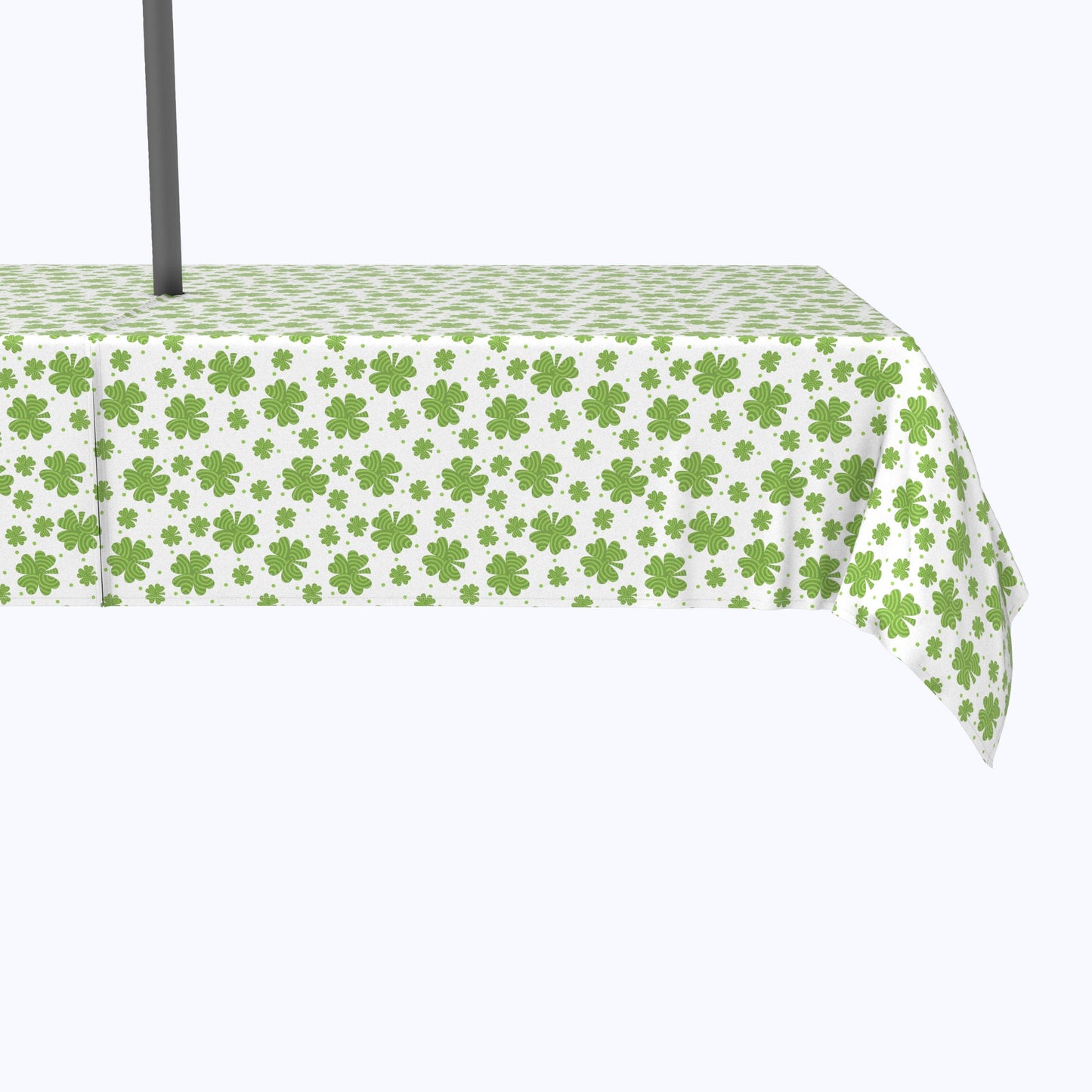 Swirling Clover Swirls Outdoor Rectangles