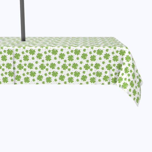 Swirling Clover Swirls Outdoor Rectangles