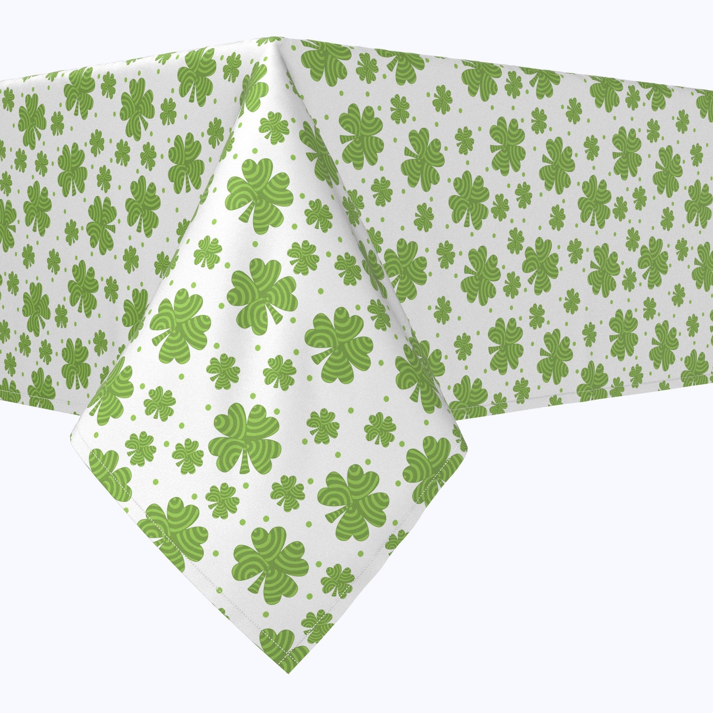 Swirling Clover Swirls Rectangles