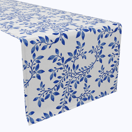 Swirly Blue Vines Table Runners
