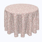 Swirly Floral White Lace Rounds