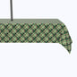 Tartan Plaid With Leopard Spots Outdoor Rectangles