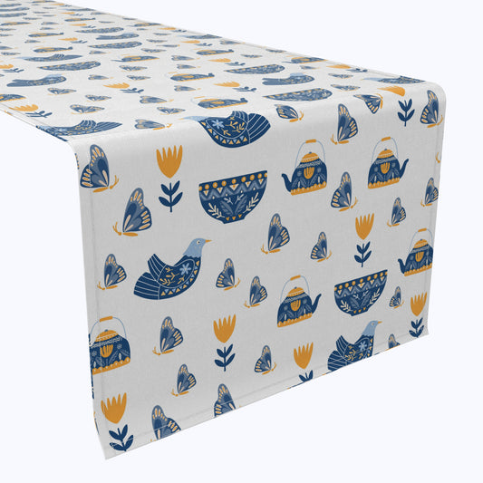 Teapots & Butterflies Table Runners
