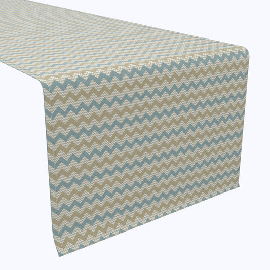 Textured Chevron Design Table Runners