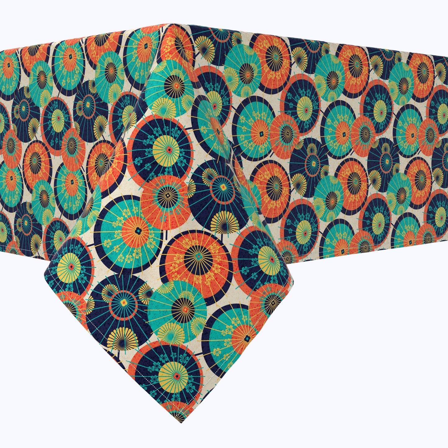 Traditional Japanese Umbrella Cotton Rectangles
