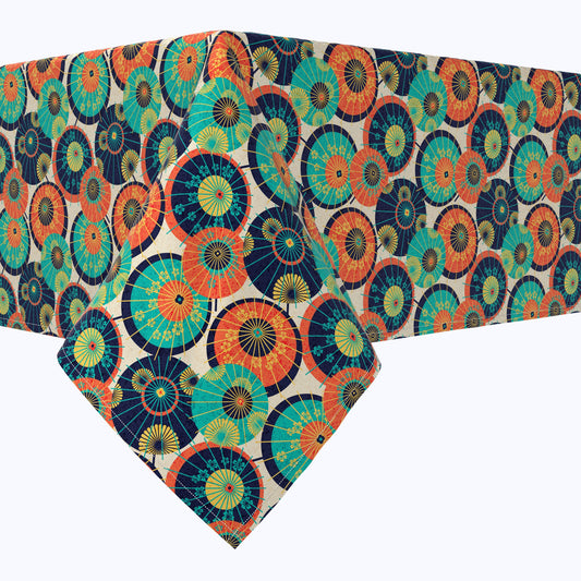 Traditional Japanese Umbrella Cotton Rectangles