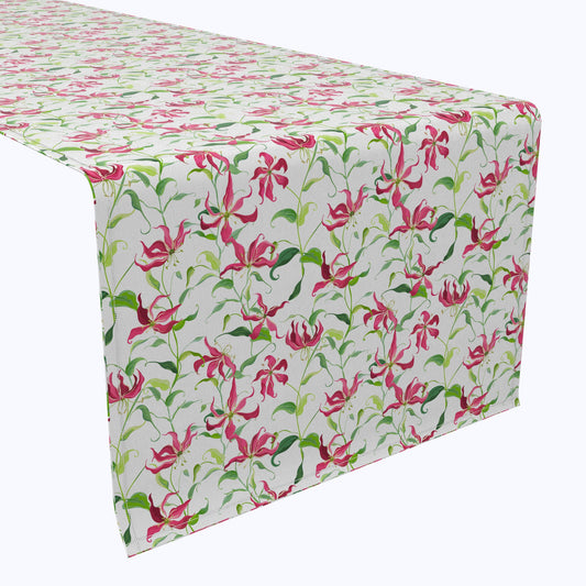 Tropical Fire Lily Table Runners