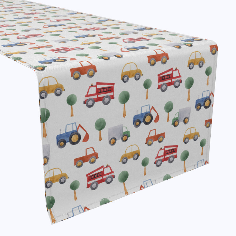 Trucks, Tractors & Cars Table Runners