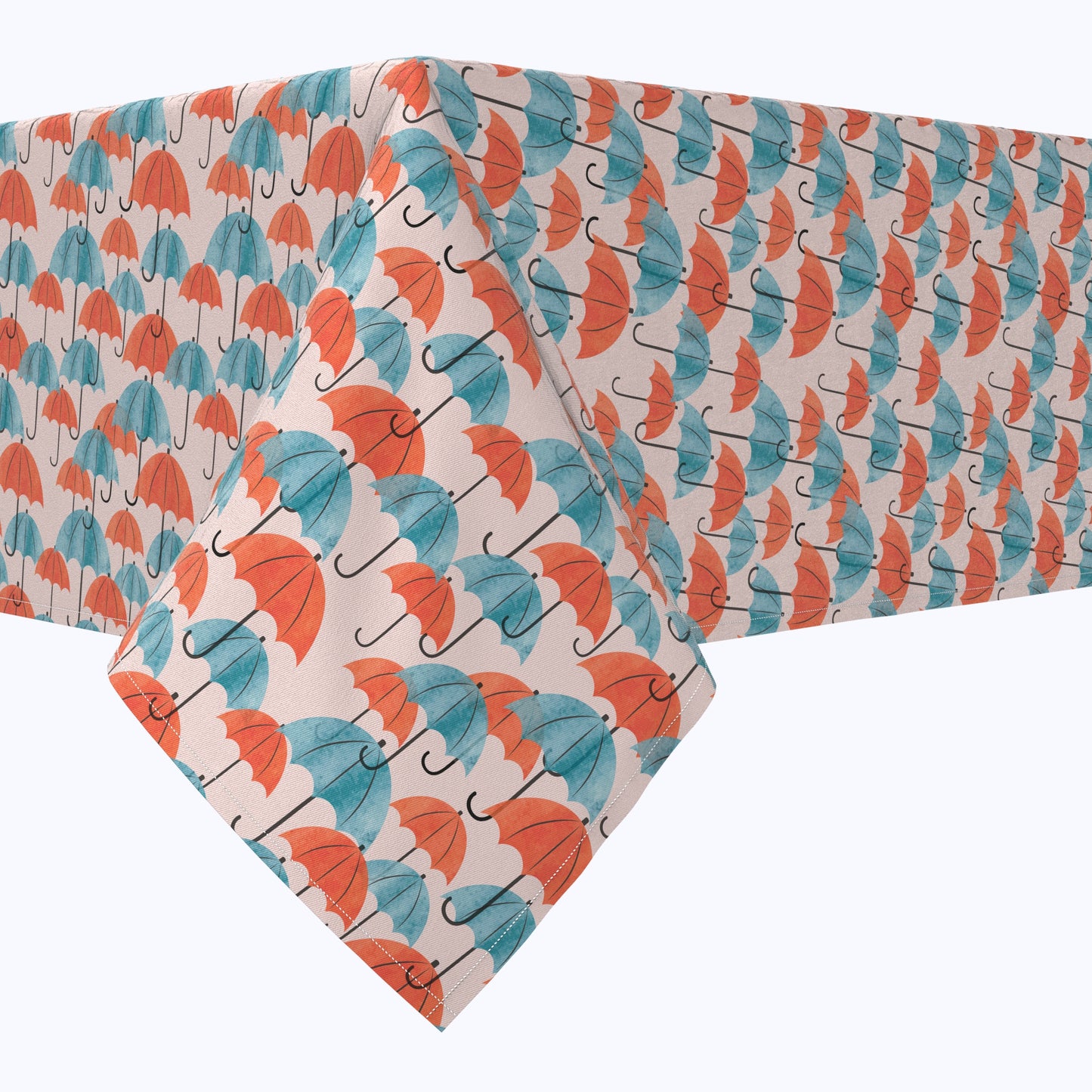 Umbrellas Up Cotton Rectangles
