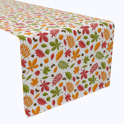 Variety of Leaves Cotton Table Runners
