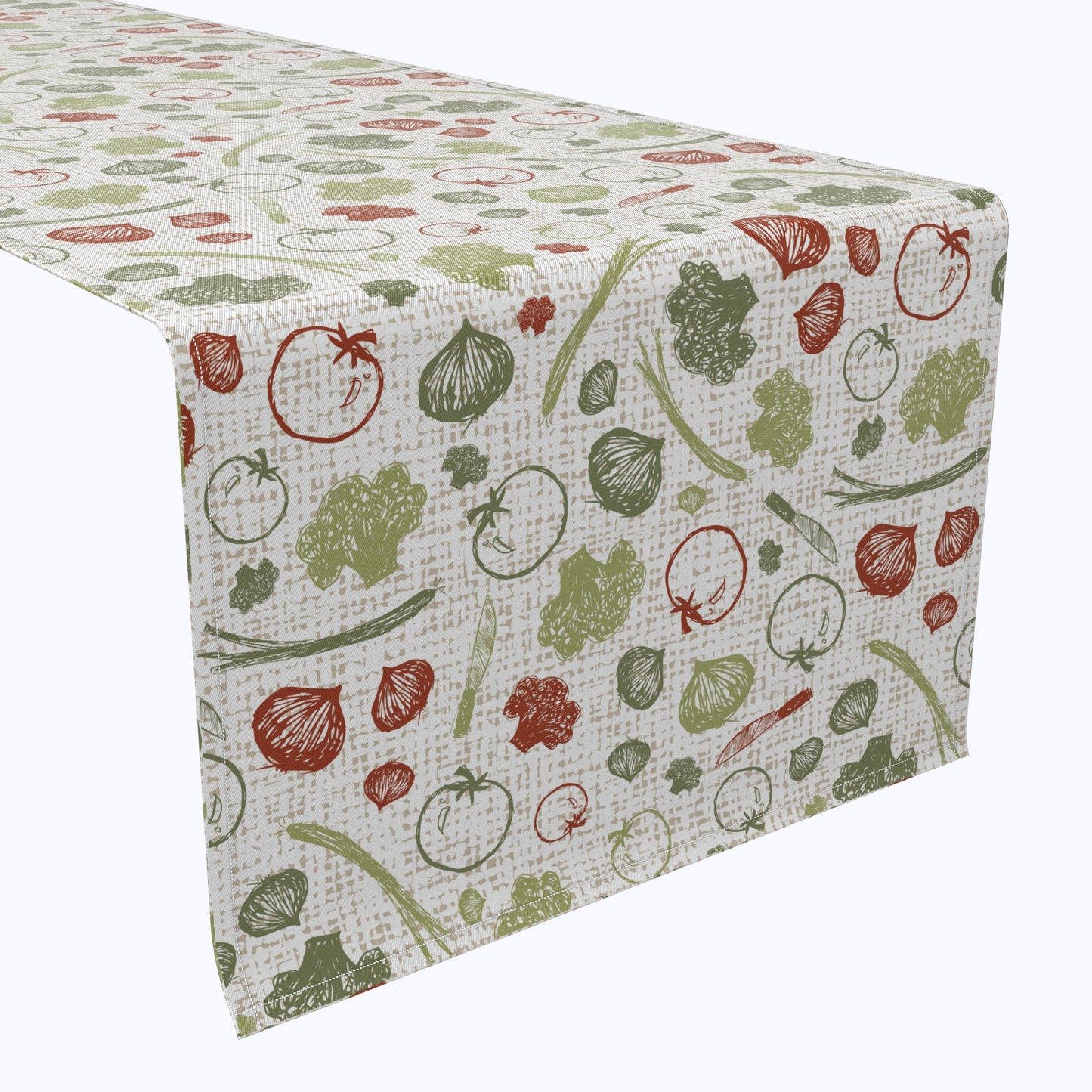 Veggie Sketch Table Runners