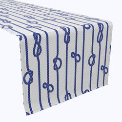 Vertical Rope Knot Stripe Table Runners