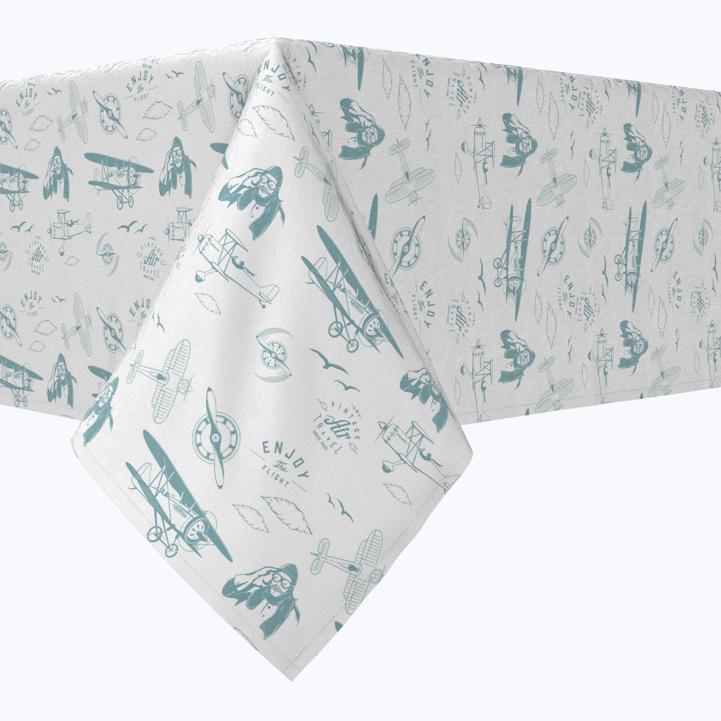 Vintage Aviation Cotton Rectangles