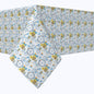 Vintage Bikes & Floral Baskets Cotton Rectangles