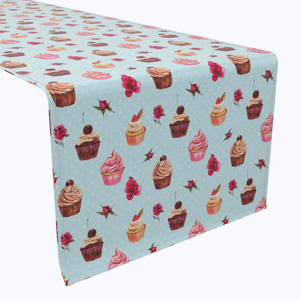 Vintage Cupcakes & Dots Table Runners