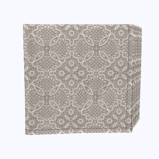 Vintage Elegance Lace Design Napkins