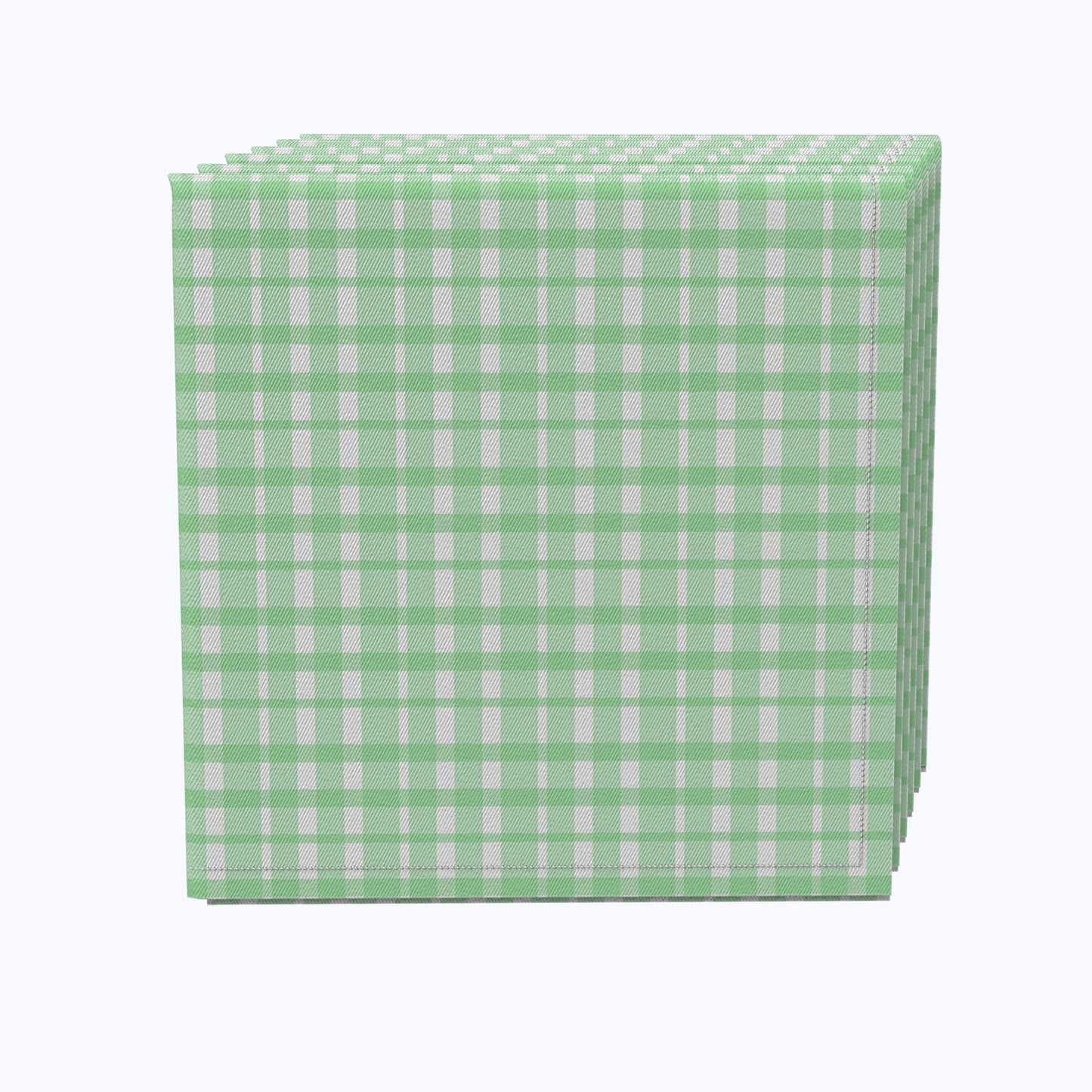 Vintage Green Check Napkins