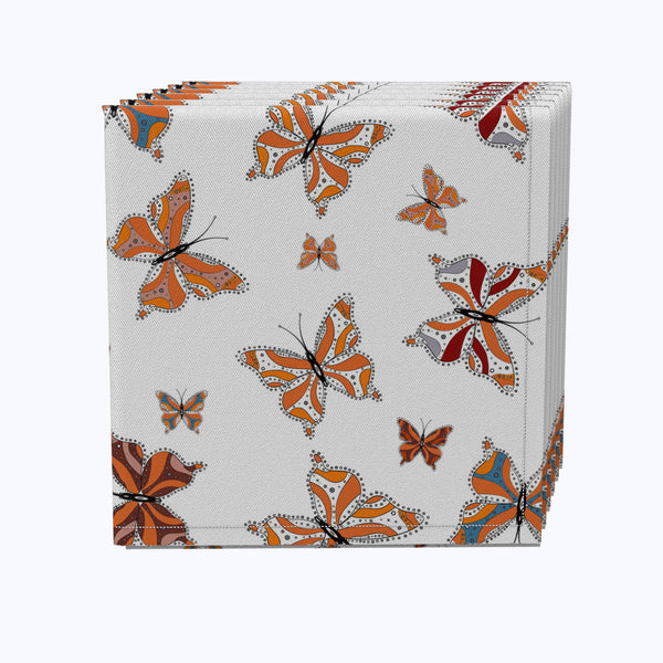 Vintage Pattern Butterflies Napkins