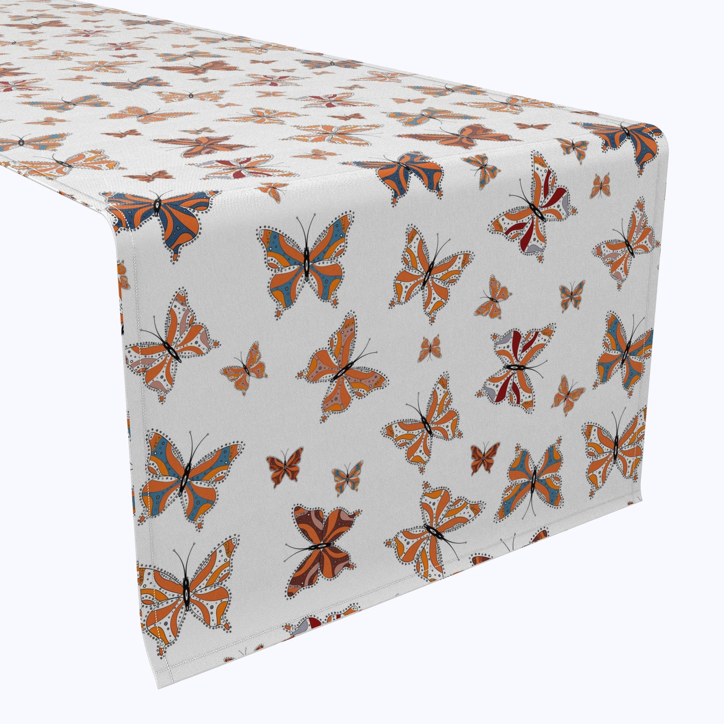 Vintage Pattern Butterflies Table Runners